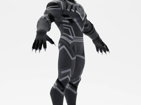 Black Panther 3D Model