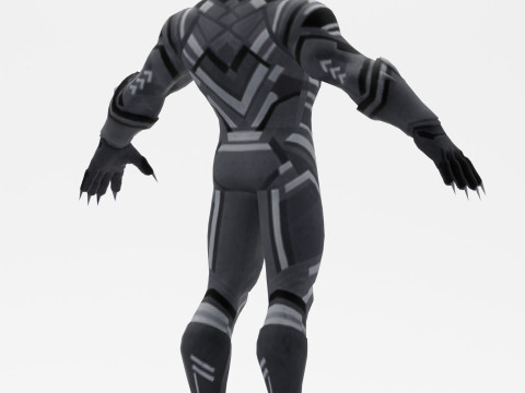 Black Panther 3Dモデル