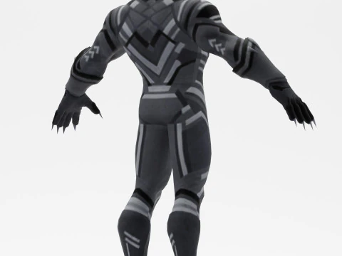 Black Panther 3D Model