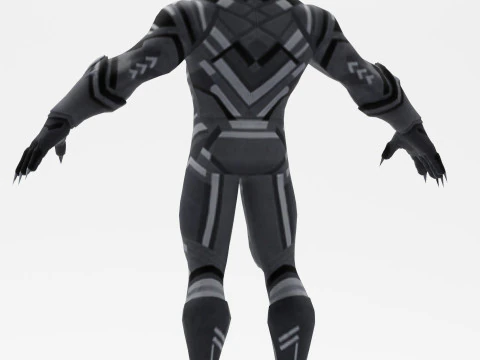 Black Panther 3D Model