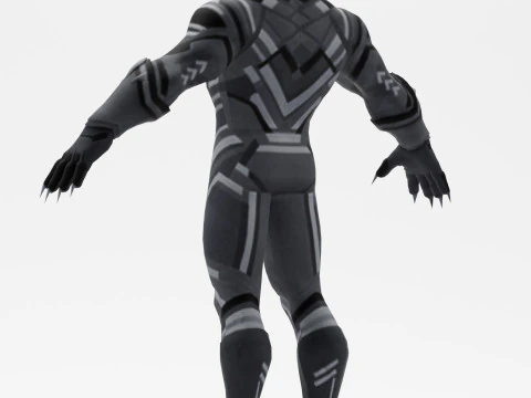 Black Panther 3D Model