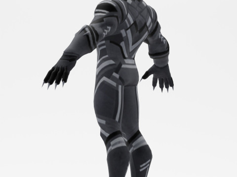 Black Panther 3Dモデル