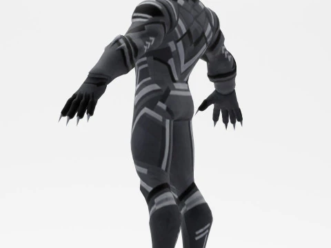 Black Panther 3D Model