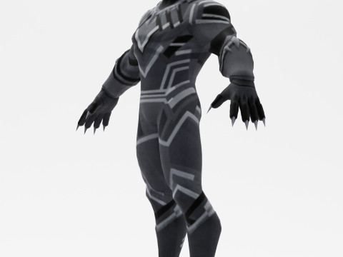 Black Panther 3Dモデル
