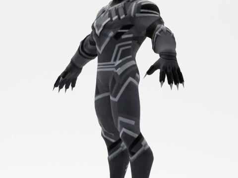 Black Panther 3D Model