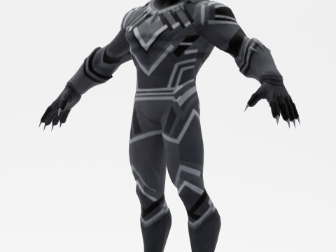 Black Panther 3Dモデル