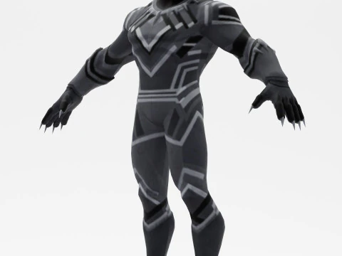 Black Panther 3D Model