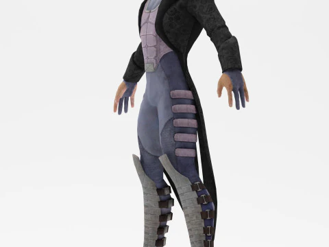 DJ ギャンビット 3Dモデル