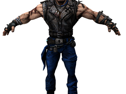 Commander Brick 3D Model