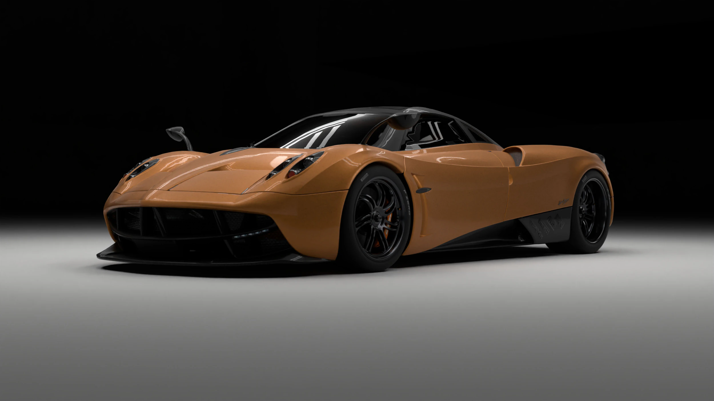 Pagani Huayra 3D Model .c4d .max .obj .3ds .fbx .stl .blend 