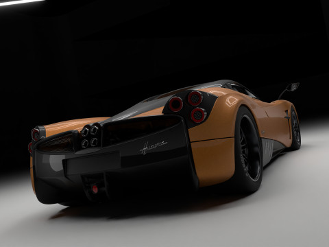 Pagani Huayra Modello 3D