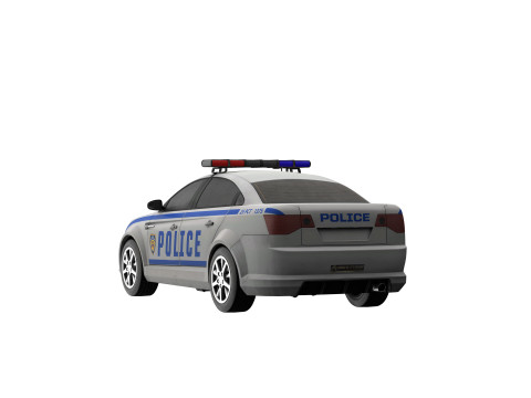 Police car 3D Model