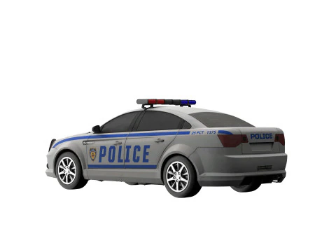 Police car 3D Model