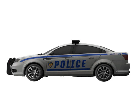Police car 3D Model