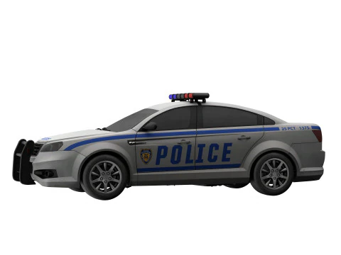 Police car 3D Model