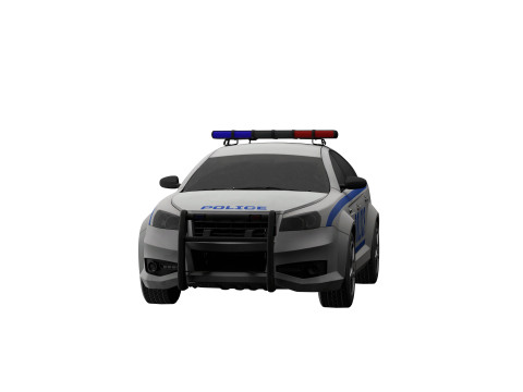 Police car 3D Model