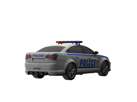 Police car 3D Model