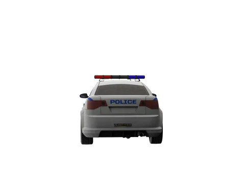 Police car 3D Model