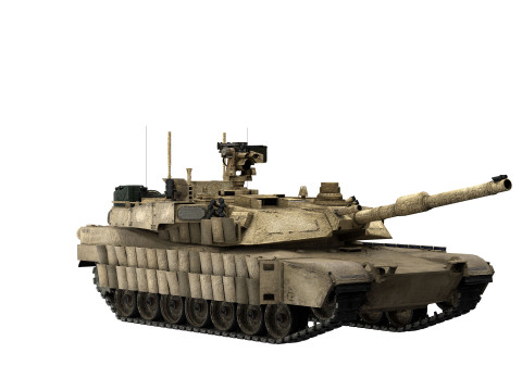 M1A2 Abrams Modelo 3D