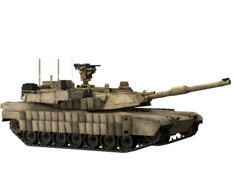 M1A2 Abrams Modelo 3D