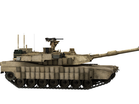 M1A2 Abrams Modelo 3D