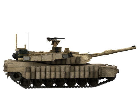 M1A2 Abrams Modelo 3D