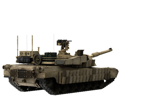 M1A2 Abrams Modelo 3D