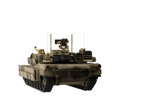 M1A2 Abrams Modelo 3D