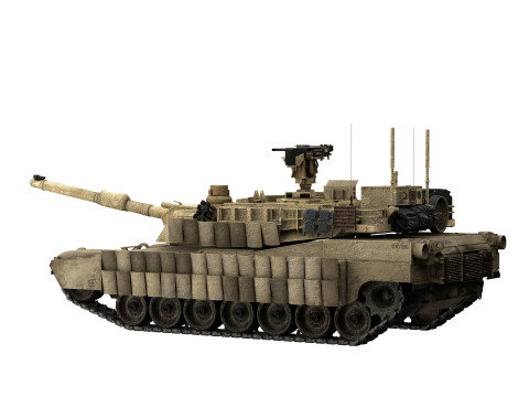 M1A2 Abrams Modelo 3D