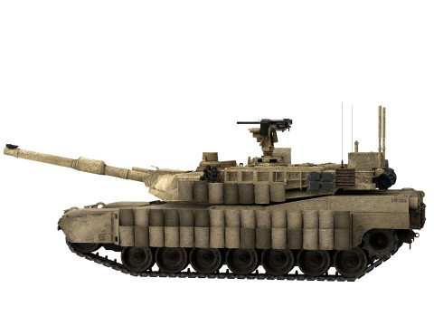 M1A2 Abrams Modelo 3D