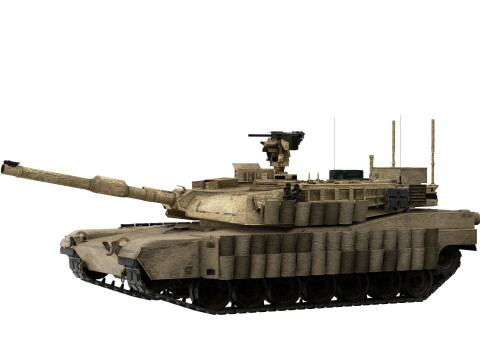 M1A2 Abrams Modelo 3D