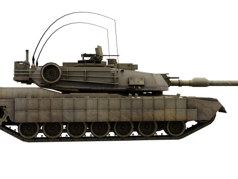 M1a2 tusk 3D Model