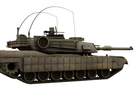 M1a2 tusk 3D Model