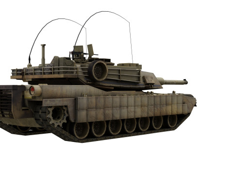 M1a2 tusk 3D Model