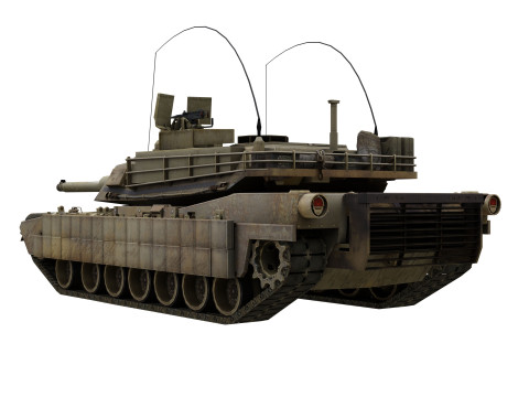 M1a2 tusk 3D Model