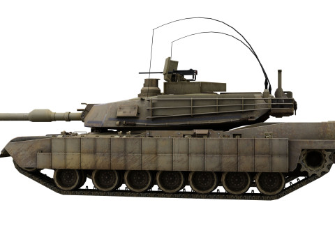 M1a2 tusk 3D Model