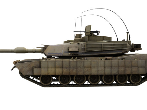 M1a2 tusk 3D Model