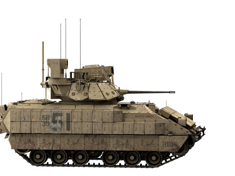 M2A3 Bradley 3D Model