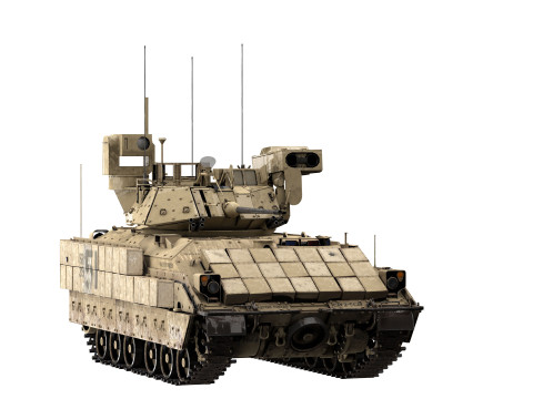 M2A3 Bradley 3D Model