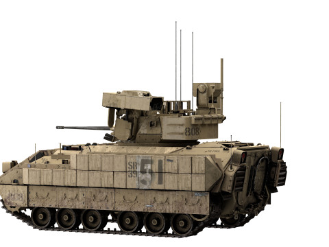 M2A3 Bradley 3D Model