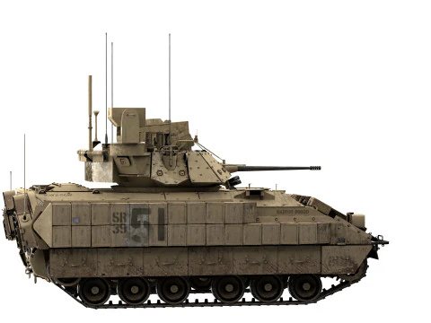 M2A3 Bradley 3D Model