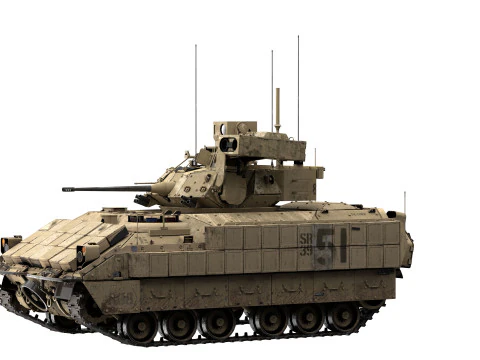 M2A3 Bradley 3D Model