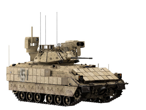 M2A3 Bradley 3D Model