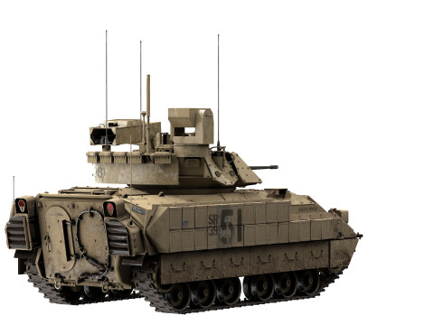 M2A3 Bradley 3D Model
