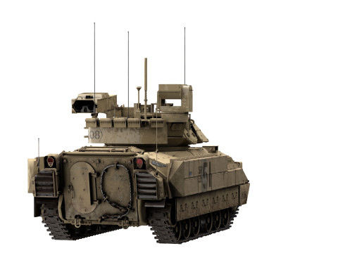 M2A3 Bradley 3D Model