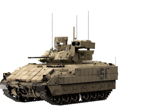 M2A3 Bradley 3D Model