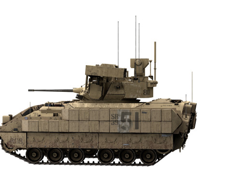 M2A3 Bradley 3D Model