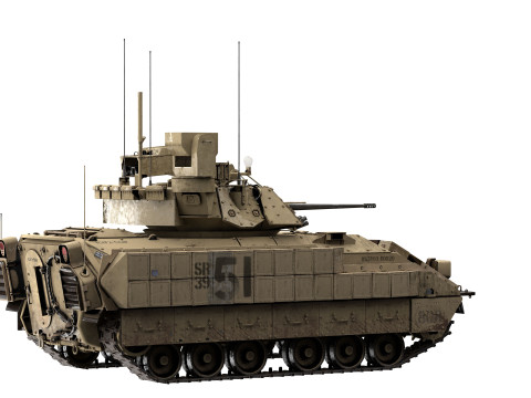 M2A3 Bradley 3D Model