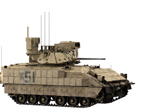 M2A3 Bradley 3D Model