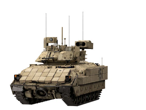 M2A3 Bradley 3D Model